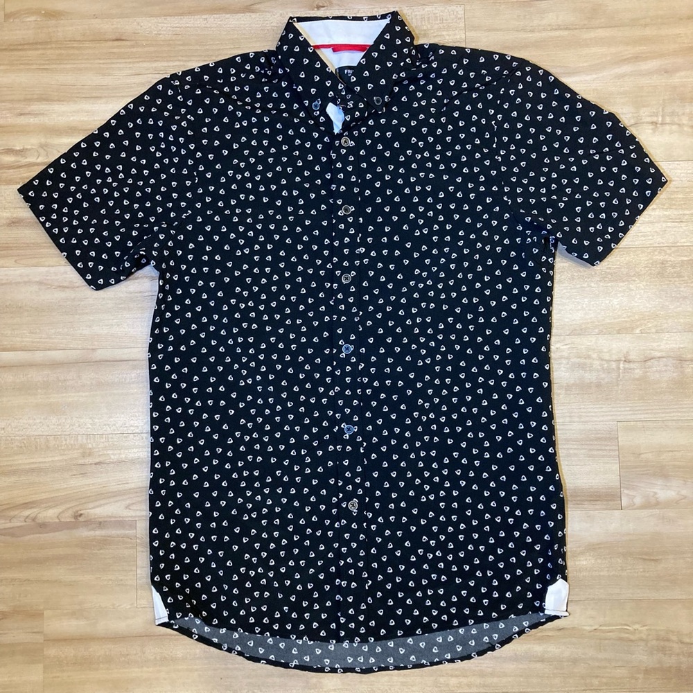 Fried Denim NYC Slim Fit Short Sleeve Button Up Size Small